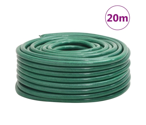 Manguera de jardín PVC verde 1" 20 m