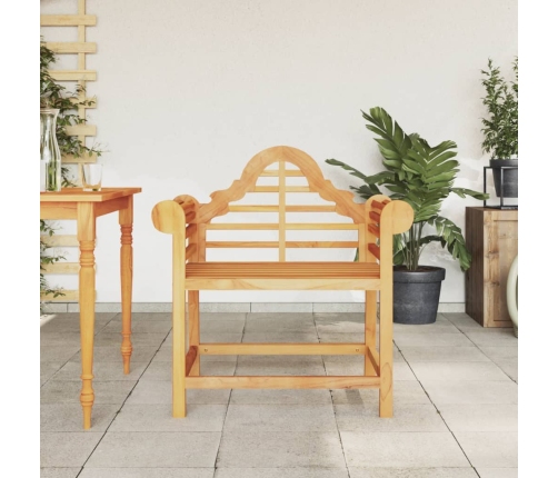 vidaXL Silla de jardín madera maciza de teca 88x60x92 cm