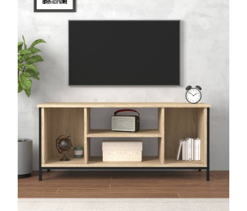 Mueble para TV madera contrachapada roble Sonoma 102x35x45 cm