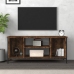 Mueble para TV madera contrachapada roble ahumado 102x35x45 cm