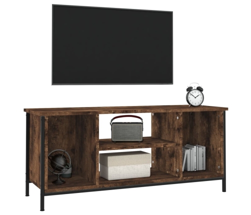 Mueble para TV madera contrachapada roble ahumado 102x35x45 cm