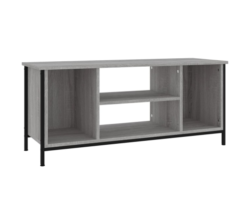 Mueble para TV madera contrachapada gris Sonoma 102x35x45 cm