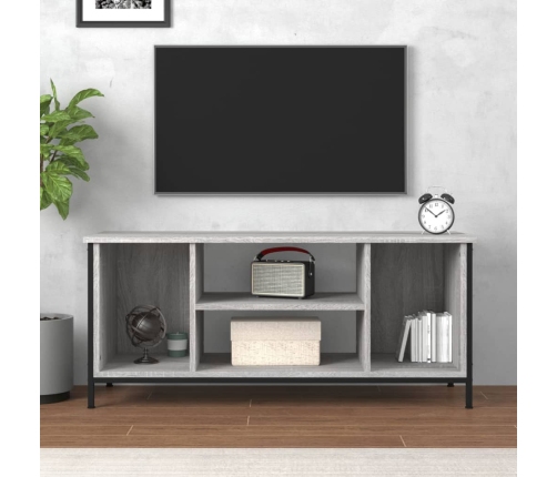 Mueble para TV madera contrachapada gris Sonoma 102x35x45 cm