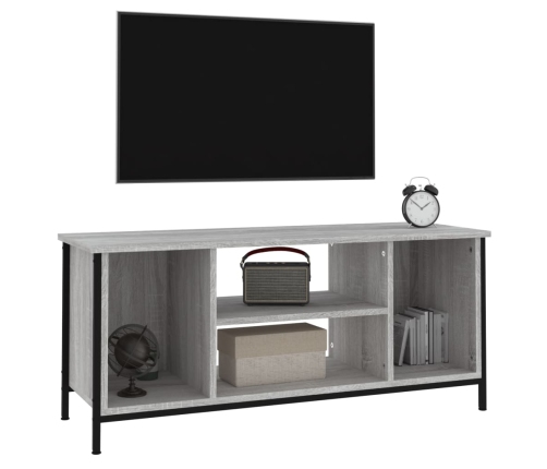 Mueble para TV madera contrachapada gris Sonoma 102x35x45 cm