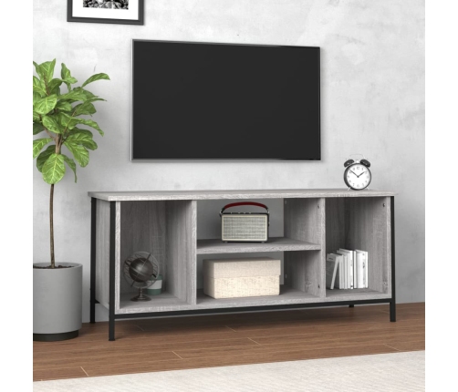 Mueble para TV madera contrachapada gris Sonoma 102x35x45 cm