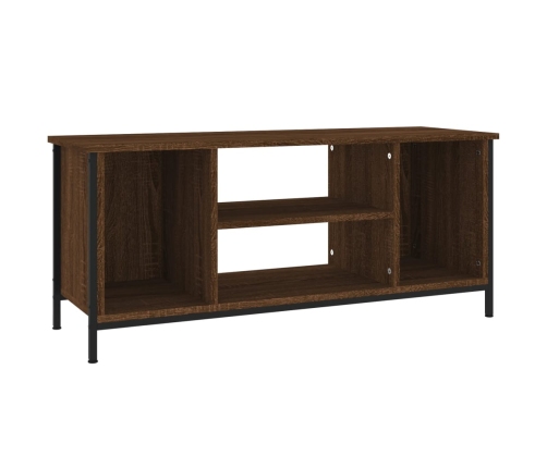 Mueble para TV madera contrachapada roble marrón 102x35x45 cm