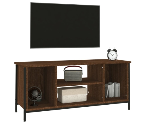 Mueble para TV madera contrachapada roble marrón 102x35x45 cm