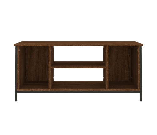 Mueble para TV madera contrachapada roble marrón 102x35x45 cm