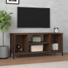 Mueble para TV madera contrachapada roble marrón 102x35x45 cm