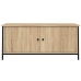 Mueble TV con puertas contrachapada roble Sonoma 102x35x45 cm