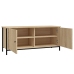 Mueble TV con puertas contrachapada roble Sonoma 102x35x45 cm