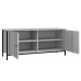 Mueble TV con puertas contrachapada gris Sonoma 102x35x45 cm