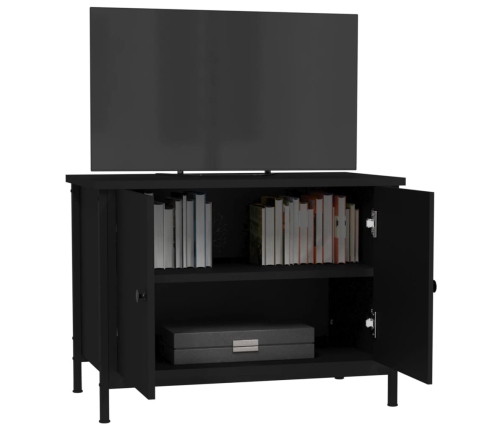 Mueble de TV con puertas madera contrachapada 60x35x45 cm