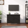 Mueble de TV con puertas madera contrachapada 60x35x45 cm