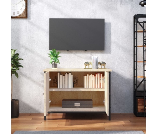 Mueble de TV madera contrachapada roble Sonoma 60x35x45 cm