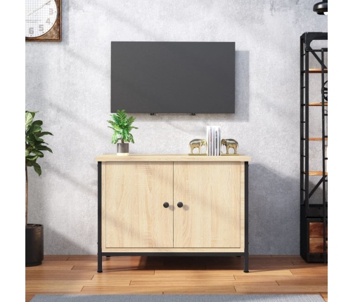 Mueble de TV madera contrachapada roble Sonoma 60x35x45 cm