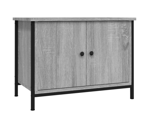 vidaXL Mueble de TV madera contrachapada gris Sonoma 60x35x45 cm