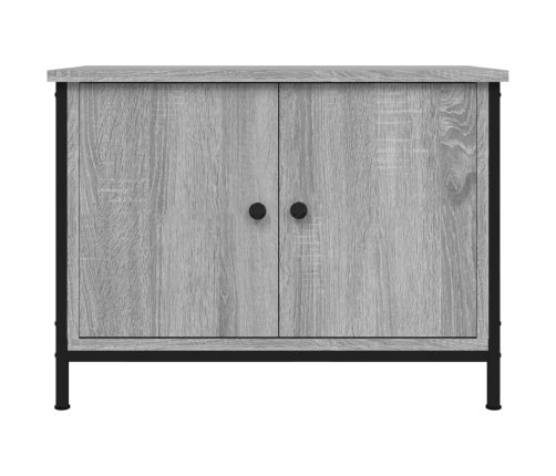 vidaXL Mueble de TV madera contrachapada gris Sonoma 60x35x45 cm