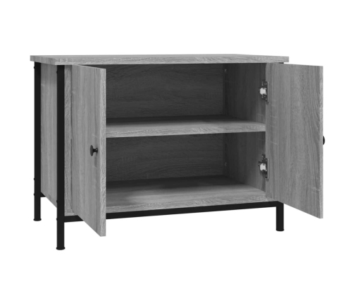 vidaXL Mueble de TV madera contrachapada gris Sonoma 60x35x45 cm