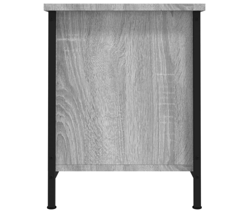 vidaXL Mueble de TV madera contrachapada gris Sonoma 60x35x45 cm