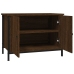 Mueble de TV madera contrachapada marrón roble 60x35x45 cm