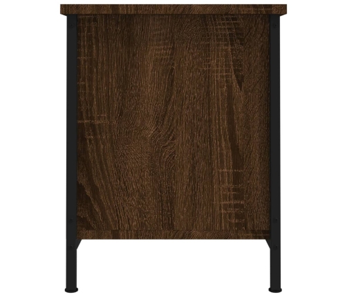 Mueble de TV madera contrachapada marrón roble 60x35x45 cm