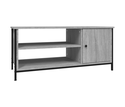 vidaXL Mueble de TV madera contrachapada gris Sonoma 100x40x45 cm