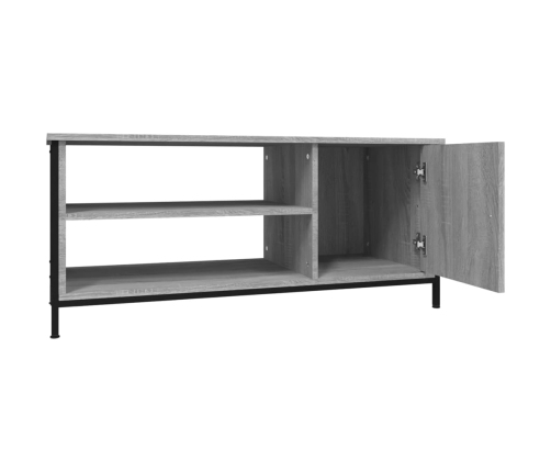 vidaXL Mueble de TV madera contrachapada gris Sonoma 100x40x45 cm