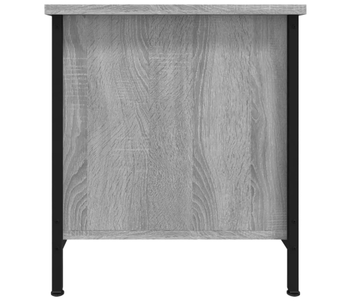 vidaXL Mueble de TV madera contrachapada gris Sonoma 100x40x45 cm