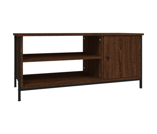 Mueble de TV madera contrachapada roble marrón 100x40x45 cm