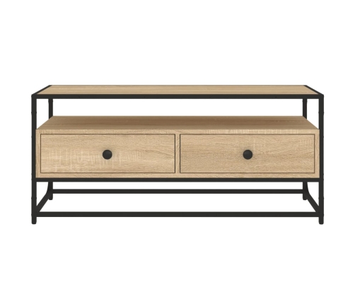 Mueble para TV madera contrachapada roble Sonoma 100x35x45 cm