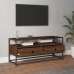 vidaXL Mueble de TV madera contrachapada roble marrón 100x35x45 cm