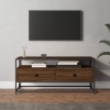 Mueble de TV madera contrachapada roble marrón 100x35x45 cm