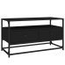 Mueble para TV madera contrachapada negro 80x35x45 cm