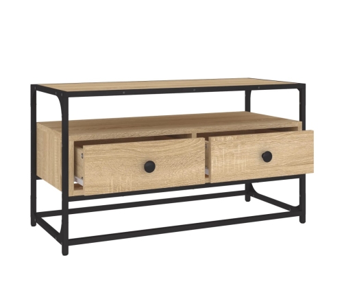 Mueble para TV madera contrachapada roble Sonoma 80x35x45 cm