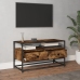 Mueble para TV madera contrachapada roble ahumado 80x35x45 cm