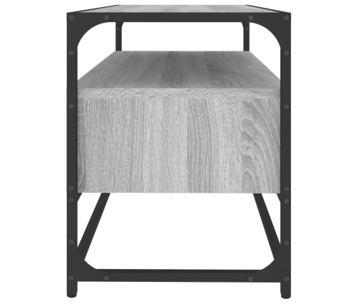 Mueble para TV madera contrachapada gris Sonoma 80x35x45 cm