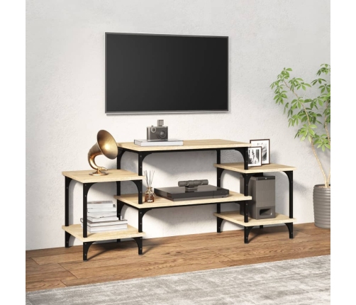 Mueble para TV madera contrachapada roble Sonoma 117x35x52 cm