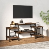 Mueble para TV madera contrachapada roble marrón 117x35x52 cm