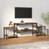 Mueble para TV madera contrachapada roble ahumado 157x35x52 cm