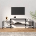 vidaXL Mueble para TV madera contrachapada gris Sonoma 157x35x52 cm