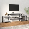 vidaXL Mueble para TV madera contrachapada gris Sonoma 157x35x52 cm