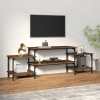 Mueble para TV madera contrachapada roble marrón 157x35x52 cm