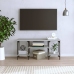 Mueble de TV madera contrachapada gris Sonoma 102x35x45,5 cm