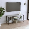 Mueble de TV madera contrachapada gris Sonoma 102x35x45,5 cm