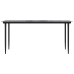 Juego de comedor de jardín 5 piezas ratán PVC negro