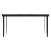 Juego de comedor para jardín 7 piezas ratán PVC negro