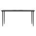 Juego de comedor para jardín 7 piezas ratán PVC negro