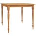 Juego de comedor para jardín 5 piezas madera maciza de teca