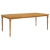 Juego de comedor para jardín 9 piezas madera maciza de teca